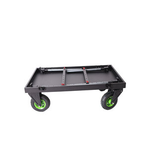 Aluminum Alloy Director Cart <b>Four</b>-<b>Wheel</b> Movable <b>Trolley</b> For Film And Television Equipment Silver Color 10 Kg Load Capacity - Product Image 2