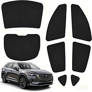 Pellicola Oscurante Rimovibile Senza Colla per Finestrini <span class=keywords><strong>Auto</strong></span>, Pre-tagliata e Riutilizzabile, Controllo del Calore per Ma-zda CX-9 - Product Image 1