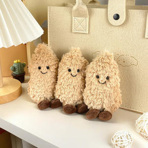 Porte-clés <span class=keywords><strong>en</strong></span> peluche <span class=keywords><strong>en</strong></span> forme de poupée de légume mignonne, maïs et pousses de bambou, ornements à suspendre pour <span class=keywords><strong>sac</strong></span> - Product Image 4