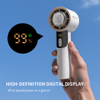 Ventilateur portable haute vitesse à batterie grande capacité pour usage domestique, équipement de réfrigération, réglage de la température, refroidissement rapide 2000 Han