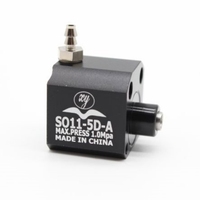 Cylindre à piston latéral miniature en aluminium à simple action SO11-5D-A pour banc d'essai de faisceaux de câbles