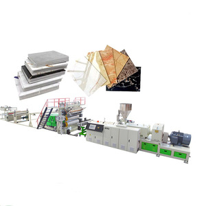 Thiết kế mới PVC nhân tạo bằng đá cẩm thạch Board máy làm/PVC nhân tạo tấm đá cẩm thạch dây chuyền sản xuất - Product Image 1