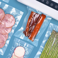 Sacs sous vide de qualité alimentaire, pochettes de conservation gaufrées, rouleaux d'emballage plastique pour viande, maïs, noix, cuisine, cuisson sous vide