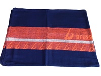 Couverture de compagnie aérienne en modacrylique 100% personnalisée avec couverture d'avion avec logo pour voyage