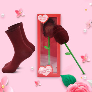 Meilleures ventes Chaussettes longues Macarons drôles Originalité personnalisées Boîte cadeau Chaussettes Originalité unisexe - Product Image 2