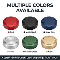 Servicio CNC, Latas de Snus de Aluminio Personalizadas, Anodizadas y Moleteadas, Caja de Snus al por Mayor, Logotipo Grabado con Láser, Fábrica OEM