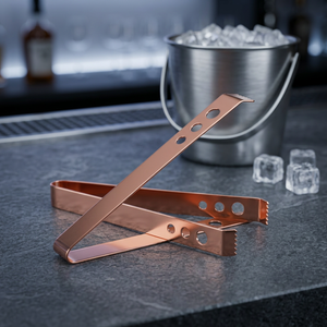 Pince à glace en acier inoxydable plaqué cuivre - Product Image 1