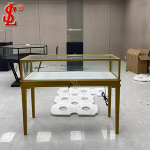 ตู้โชว์เครื่องประดับหรูหราดีไซน์<span class=keywords><strong>ร้าน</strong></span>เครื่องประดับตู้โชว์เครื่องประดับกระจกสแตนเลสดีไซน์เคาน์เตอร์ร้านเครื่องประดับ - Product Image 5