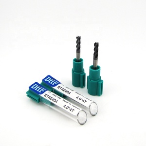 HRC55 CNC Tungsten Karbür Düz Uçlu Freze OEM/ODM AlTin Kaplamalı 4 Kanallı ETA0404 <span class=keywords><strong>DHF</strong></span> Marka - Product Image 1