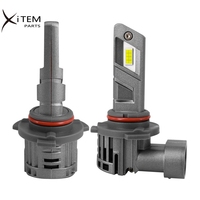 Ampoule de phare LED pour voiture, Mini Turbo LED, faisceau haut et bas, 52W, pour phare de voiture, lampe de phare automatique, H4 H7 H11 H13 9005 9004 12V 6000K