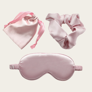 3PCS Masque de nuit en satin de soie <span class=keywords><strong>pour</strong></span> <span class=keywords><strong>les</strong></span> <span class=keywords><strong>yeux</strong></span> bandés <span class=keywords><strong>pour</strong></span> <span class=keywords><strong>les</strong></span> femmes Couvre-<span class=keywords><strong>yeux</strong></span> occultant avec chouchous en satin <span class=keywords><strong>pour</strong></span> <span class=keywords><strong>les</strong></span> cheveux - Product Image 1