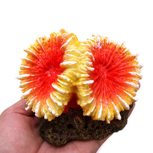 Juego de decoración de Acuario, decoración de paisaje de pecera, flor colorida, simulación de <span class=keywords><strong>cerebro</strong></span>, resina, adorno de <span class=keywords><strong>Coral</strong></span>, simulación de <span class=keywords><strong>Coral</strong></span> - Product Image 1