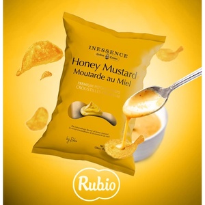 Patatine Croccanti Gourmet al Miele e Senape - Snack di Lusso Artigianale Premium in Confezione Rubio Chips - Product Image 2