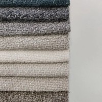 Tissu d'ameublement en chenille épaisse teinte en fil haute densité, résistant à la décoloration, pour fauteuils inclinables de chambre, de réception et de bureau
