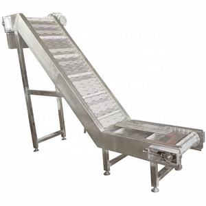 Meyve ve paslanmaz çelik tel örgü için Metal parçalar su deposu ile özelleştirilmiş basit sebze yıkama makinesi bant konveyör - Product Image 3