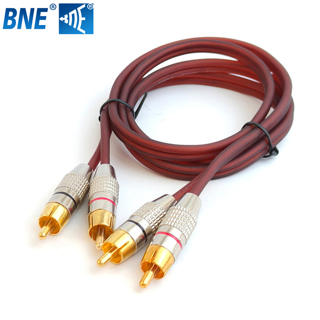High Quality Audio Cable 1M Dual RCA to Dual RCA Wire 3M 2 RCA Cable 2 to 2 Wire Mixer Power Amp Connection Cable