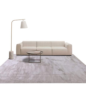 Katiclan phong cách Ý hiện đại tối giản wabi-sabi màu rắn 10mm dày chống trượt Polypropylene phòng khách thảm - Product Image 5