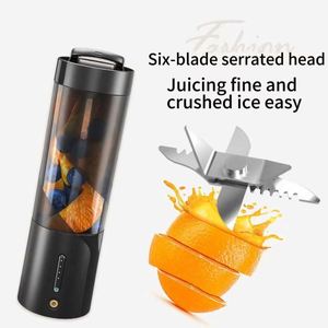 Vaso Exprimidor Multifuncional Eléctrico para el Hogar, Mini Exprimidor Portátil Pequeño con 6 Cuchillas para Jugos y Batidos - Product Image 5