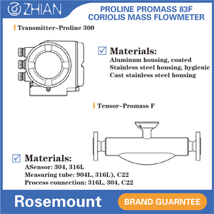 เครื่องวัดการไหลแบบคอริโอลิส Endress+Hauser Proline Promass 83F DN50 2In Digital E+H F สำหรับวัดการไหลของน้ำ ก๊าซ น้ำมัน และอากาศ - Product Image 1