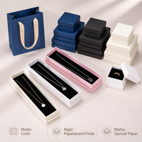Boîte à bijoux en papier de luxe en gros, boîte rigide en carton pour bijoux, boîte cadeau de luxe en papier artistique, emballage de bijoux, boîte en papier avec logo personnalisé