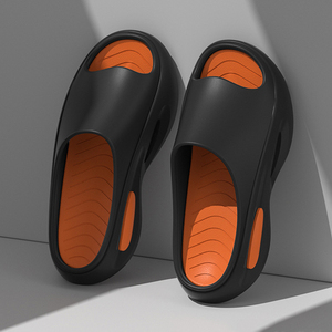 Diseño de moda Casual Suelas gruesas 40-51 Grande Extra grande Tamaño 14 Deportes personalizados EVA Sandalias deslizantes Zapatillas Logotipo personalizado Hombres Mujeres - Product Image 3