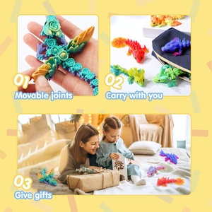ของเล่นมังกรบินพิมพ์ 3 มิติ แบบขยับได้ ของเล่นแปลกใหม่ ของสะสม รุ่น Oddcraft 0011 - Product Image 4