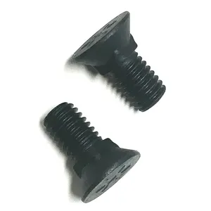 Black Flat Countersunt Head Ningbo Manufacture Plow Bolts With Nuts