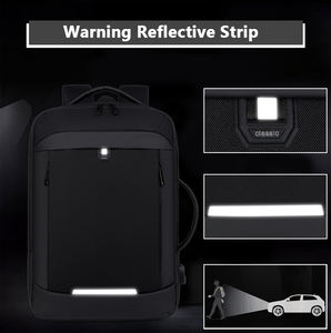 Sac à dos extensible de grande capacité de 40l pour ordinateur portable 17 pouces, chargeur USB, cartable étanche <span class=keywords><strong>suisse</strong></span> multifonctionnel, sac de voyage - Product Image 3