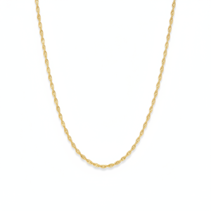 Collier chaîne Figaro en or blanc 14k 18k avec diamant et perle, plaqué or, plaqué rhodium, style religieux pour mariages - Product Image 1