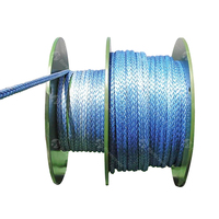 Cordage d'amarrage tressé en UHMWPE à 12 brins, durabilité et résistance supérieures, pour usage nautique et maritime