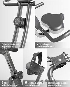 PROIRON Xshape Folding Bicycle Magnetic <strong>Fitness</strong> Spin Home Indoor Gym Equipment Machine <strong>Exercise</strong> <strong>Bikes</strong> - Product Image 4