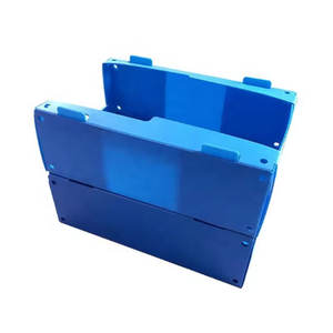 Kotak Penyimpanan Plastik PP Berongga dengan Bukaan Depan, Dapat Ditumpuk, dari Bahan Coroplast, untuk Penyimpanan Pakaian - Product Image 3