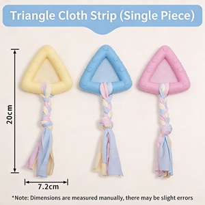 Giocattolo per Cani Resistente ai Morsi, Ecologico, Indistruttibile in Corda di Cotone, Giocattolo per la Pulizia dei Denti e la Dentizione per Teddy Bichon, Accessori per Animali Domestici - Product Image 3