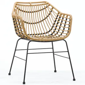 Stoelen Outdoor Custom Roestvrij Stoel Chinese Elegante Meubels Mesh Luxe Rotan Terras Indoor Oranje Nordic Shop