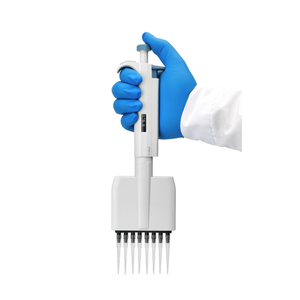 Pipette de laboratoire portable Veidt Weighing DLAB à poignée réglable, micropipette 8 canaux, pipette, pipettor, toppette DLAB - Product Image 2