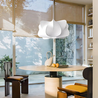 Lustre moderne en soie de luxe avec éclairage LED pour salon, salle à manger, restaurant, café, décoration intérieure