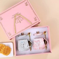 Ensemble de tasses à café de 8 oz en gros, personnalisable, boîte cadeau vide, fabricant chinois, matériaux recyclés, laminage mat, gaufrage