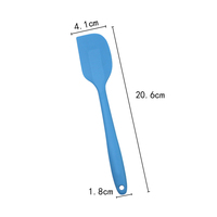 Spatule en silicone 579 avec revêtement en fer, fournisseur chinois, petit format, outils de cuisson en silicone de qualité alimentaire, ensemble de spatules de cuisine en silicone