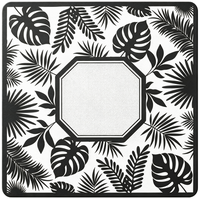 Tapis de Mahjong Style Naturel Américain, Plusieurs Tailles, Bord en Caoutchouc de Haute Qualité, Design Imperméable Cousu