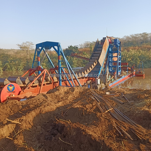 Hot Selling Bucket Chain Dredger Good Quality And Durable River Alluvial Gold <strong>Mining</strong> Sand Dredging Machine - Product Image 5