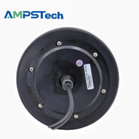 Kit de moteur servo à moyeu AMPSTech 6,5 pouces 24VDC double axe avec contrôleur CAN Bus 150RPM 15Nm 19Nm de crête IP67 pour AMR mobile automatisé