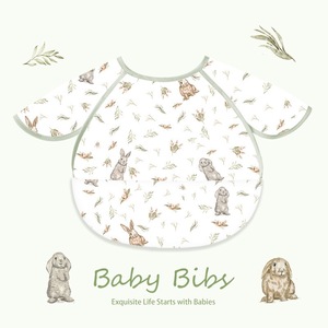 Baberos Impermeables Unisex para Niños, sin Mangas, con Forro de Poliéster, Resistentes al Aceite y a las Manchas, Fáciles de Limpiar, para Comer, Venta al por Mayor, OEM - Product Image 4