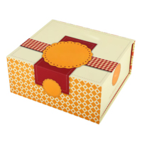 Boîte cadeau en carton rigide recyclable à motif créatif personnalisé en gros d'usine, boîtes pliantes magnétiques pour biscuits, petits cadeaux