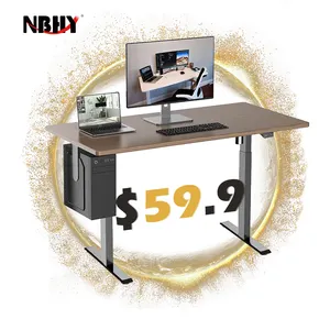 NBHY أفضل المنزل مكتب العمل رصد قوائم مكتب الكهربائية ارتفاع قابل للتعديل الجلوس للوقوف إطار مكتب