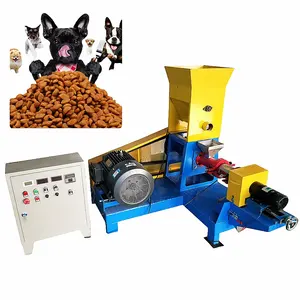 Food machinery pet processing pet food extruder manufacturer direct sales fish chicken duck feed pellet machine