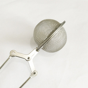 Stainless steel chain tea strainer, household tea infuser, tea <b>clip</b>, tea ball, seasoning ball, stainless steel tea strainer. - Product Image 3
