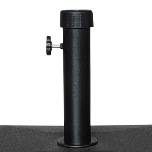 Black square <strong>Concrete</strong> <strong>Parasol</strong> Umbrella <strong>Base</strong> with Cement Inside - Product Image 6