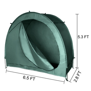 Cubierta para Bicicletas, Toldo de Almacenamiento, Tela Oxford 210D Gruesa e Impermeable, Soporte de Aluminio para Bicicletas - Product Image 2