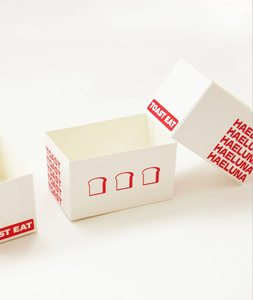 Tùy chỉnh in logo bánh mì nướng bánh sandwich hộp cán nhà hàng thực phẩm Hamburger gói bánh mì nướng Hộp bao bì - Product Image 5