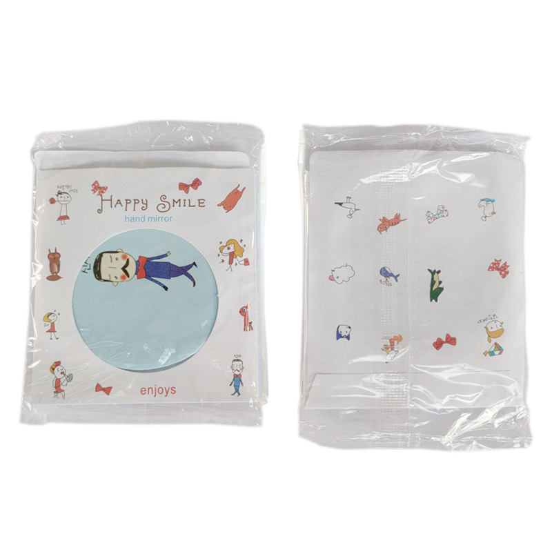 Cartoon mirror paper card bag